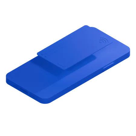Credit Card Blue Full  3D Icon