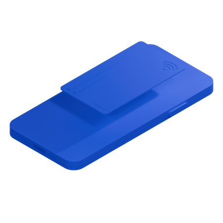 Credit Card Blue Full  3D Icon