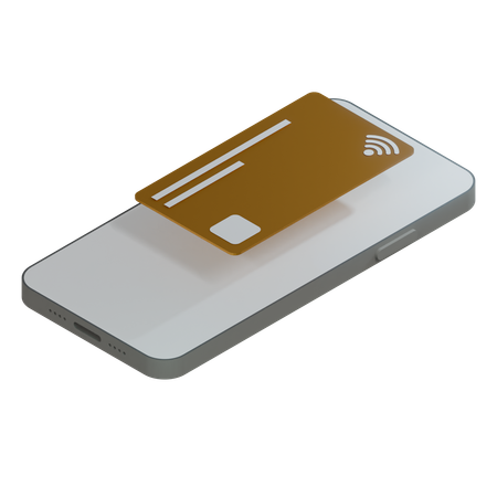 Credit Card Bronze  3D Icon