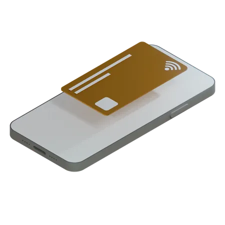 Credit Card Bronze  3D Icon