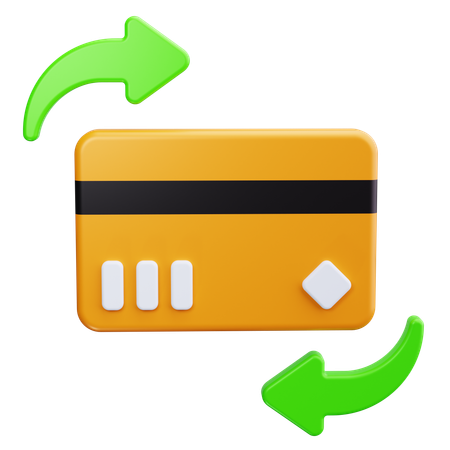 Credit Card Cashback  3D Icon