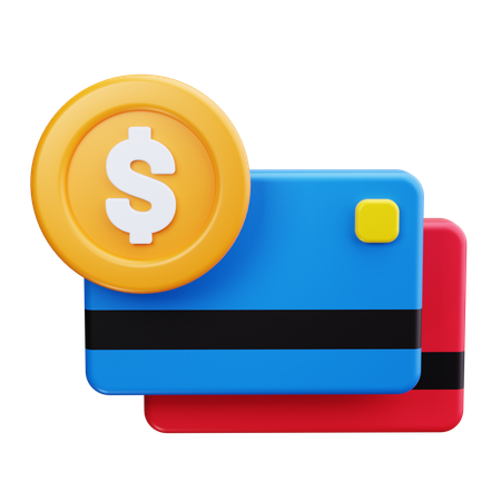 Credit Card Charge  3D Icon