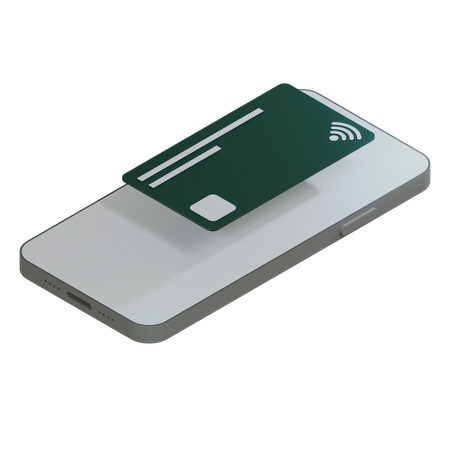 Credit Card Emerald  3D Icon