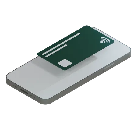 Credit Card Emerald  3D Icon