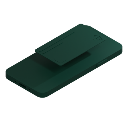 Credit Card Emerald Full  3D Icon