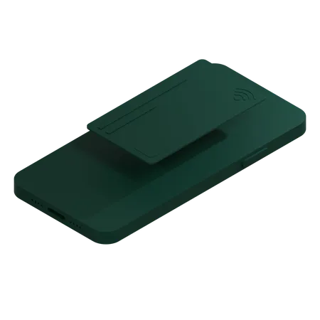 Credit Card Emerald Full  3D Icon