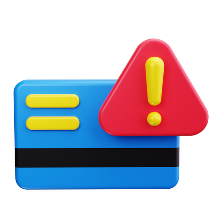 Credit Card Fraud  3D Icon