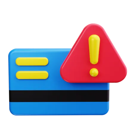 Credit Card Fraud  3D Icon