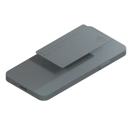 Credit Card Grey Full  3D Icon