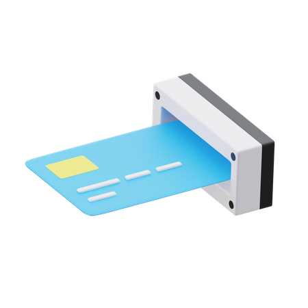 Credit Card Insert  3D Icon