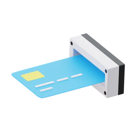 Credit Card Insert  3D Icon