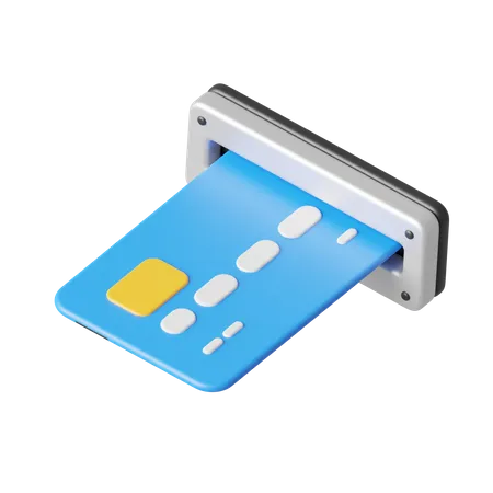 Credit Card Insert  3D Icon