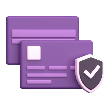 Credit Card Insurance  3D Icon