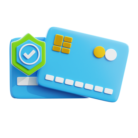 Credit Card Insurance  3D Icon