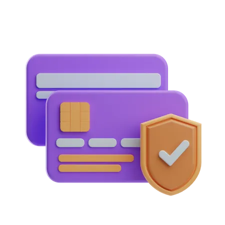 Credit Card Insurance  3D Icon