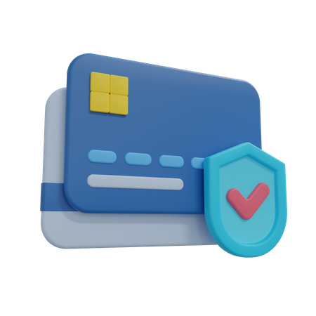 Credit Card Insurance  3D Icon