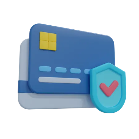 Credit Card Insurance  3D Icon