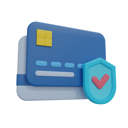 Credit Card Insurance  3D Icon