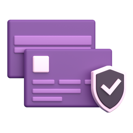 Credit Card Insurance  3D Icon