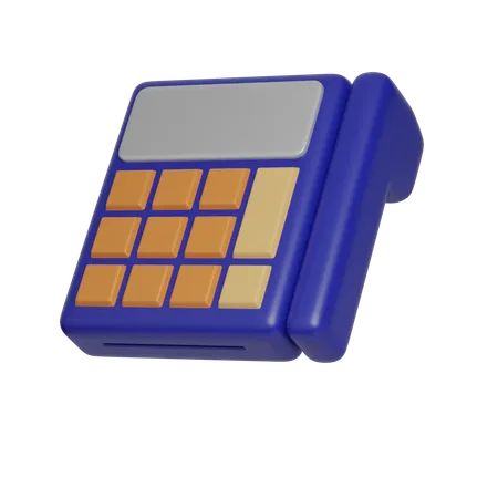Credit Card Machine  3D Icon
