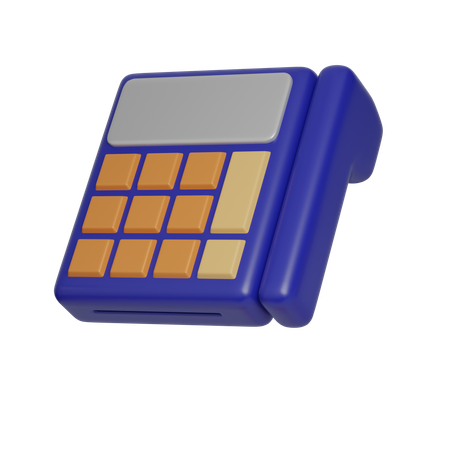 Credit Card Machine  3D Icon