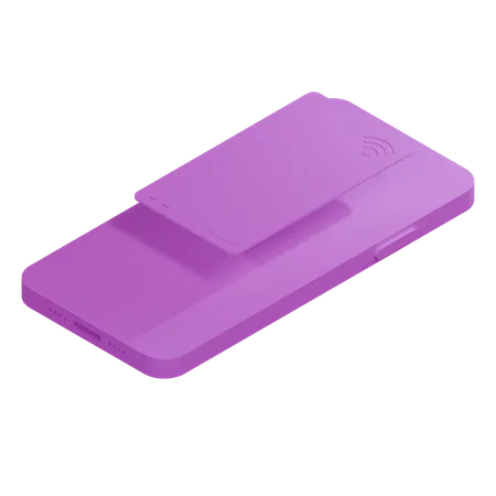 Credit Card Magenta Full  3D Icon