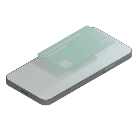 Credit Card MintGreen  3D Icon