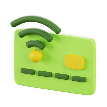 Credit Card Online  3D Icon