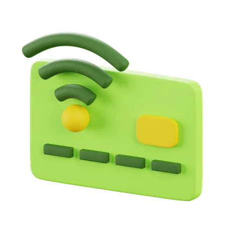 Credit Card Online  3D Icon