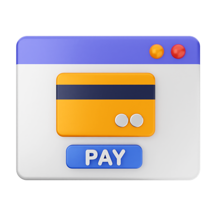 Credit Card Payment  3D Icon