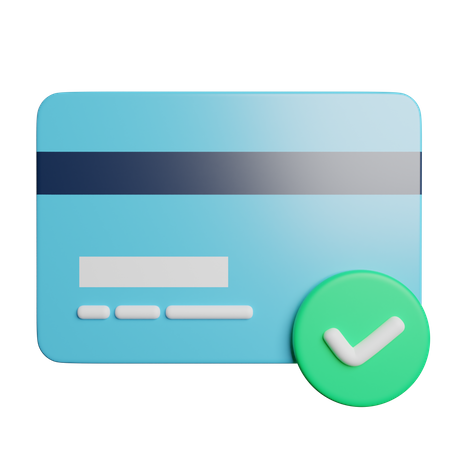 Credit Card Payment  3D Icon