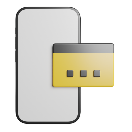 Credit Card Payment  3D Icon