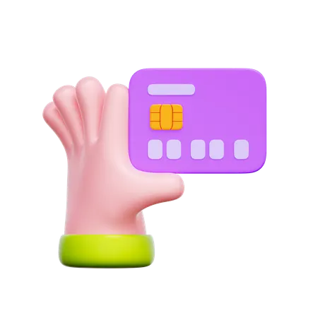 Credit Card Payment  3D Icon