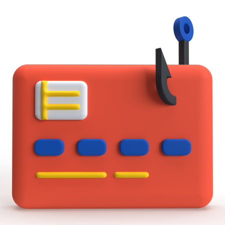 Credit Card Phishing  3D Icon