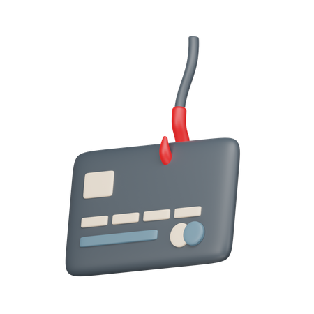 Credit Card Phishing  3D Icon