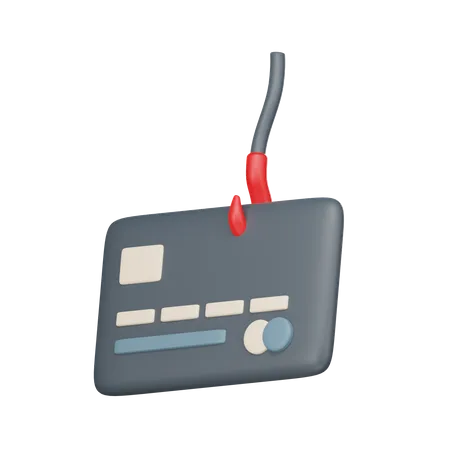 Credit Card Phishing  3D Icon