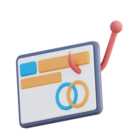 3 D Illustration Of Stolen Credit Card Data 3D Icon