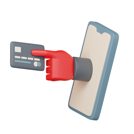 Credit Card Phishing  3D Icon
