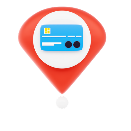 Credit Card Pin  3D Icon