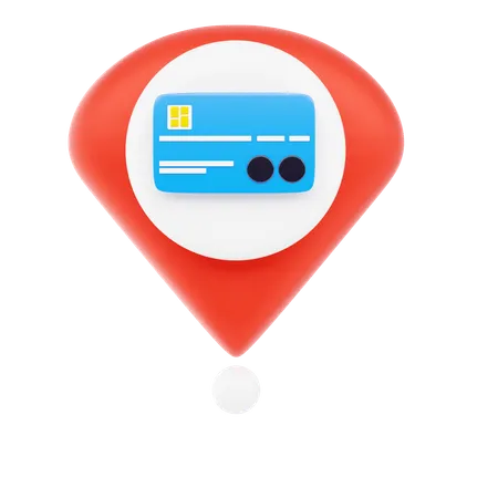 Credit Card Pin  3D Icon