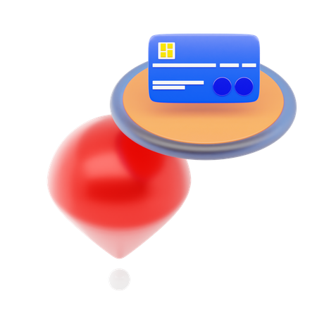 Credit Card Pin  3D Icon