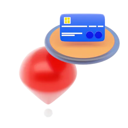 Credit Card Pin  3D Icon