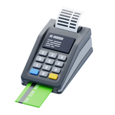 Credit Card Processing  3D Icon