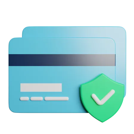 Credit Card Protection  3D Icon