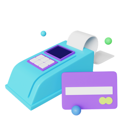 Credit Card Purchase  3D Icon