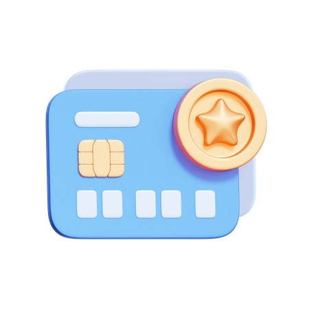 Credit Card Rewards  3D Icon