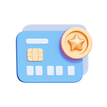 Credit Card Rewards  3D Icon
