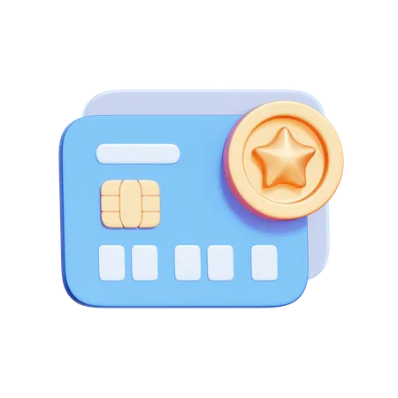 Credit Card Rewards  3D Icon