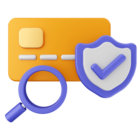 Credit Card Secure  3D Icon