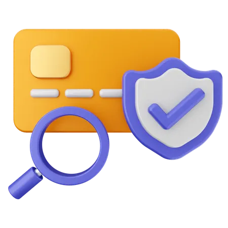 Credit Card Secure  3D Icon